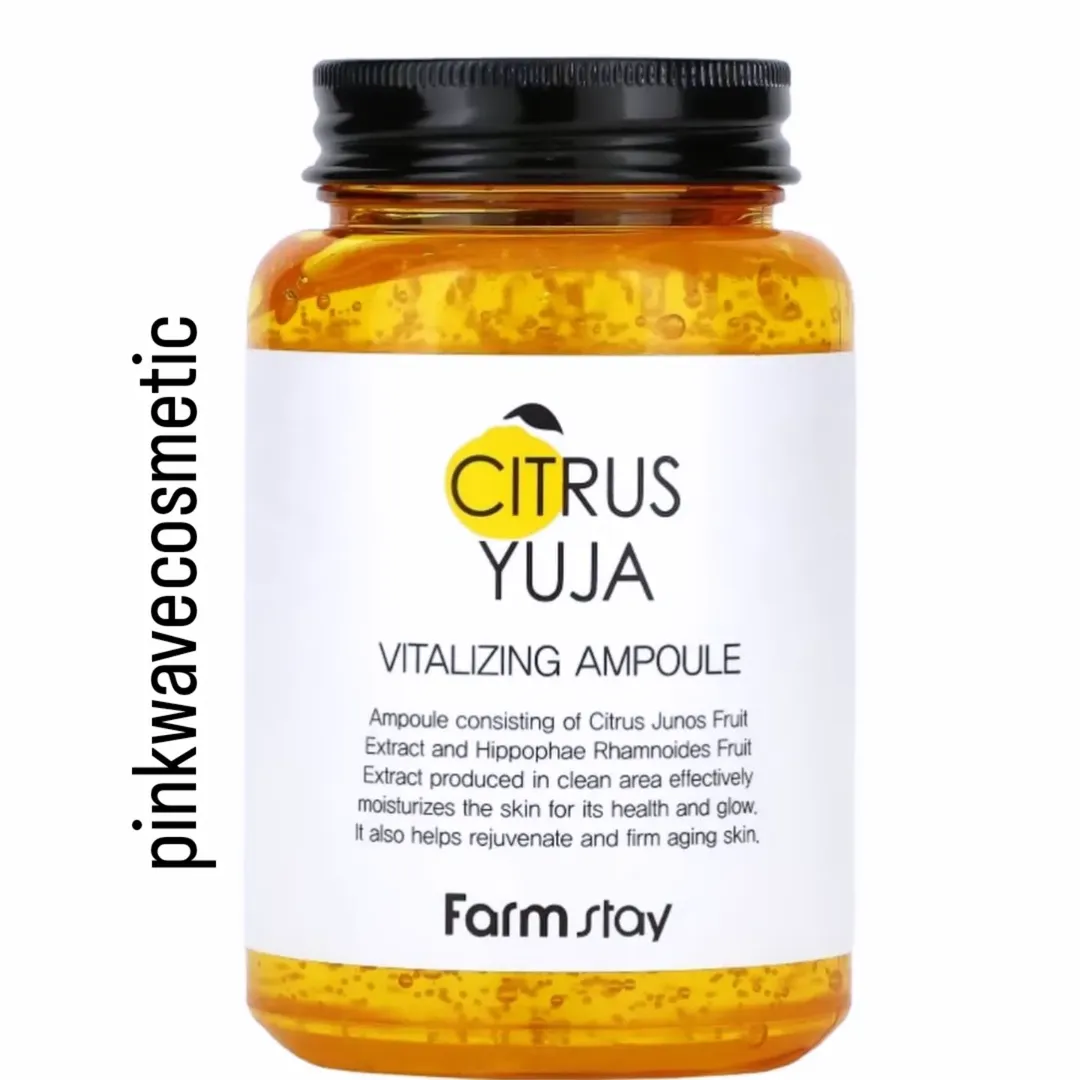 آمپول روشن کننده و آبرسان یوجا فارم استی Farm Stay Citrus Yuja Vitalizing Ampoule