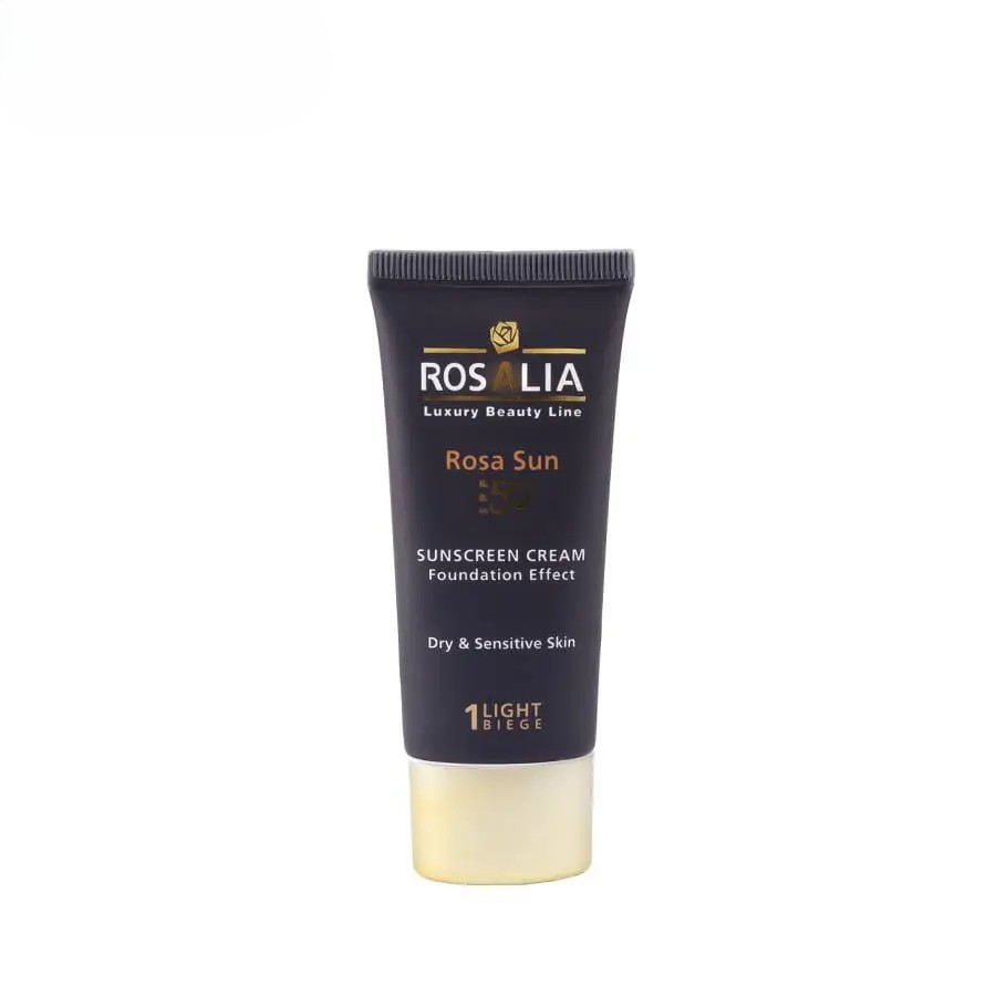 ضد آفتاب رنگی رزالیا مناسب پوست خشک SPF 50 حجم 40ml