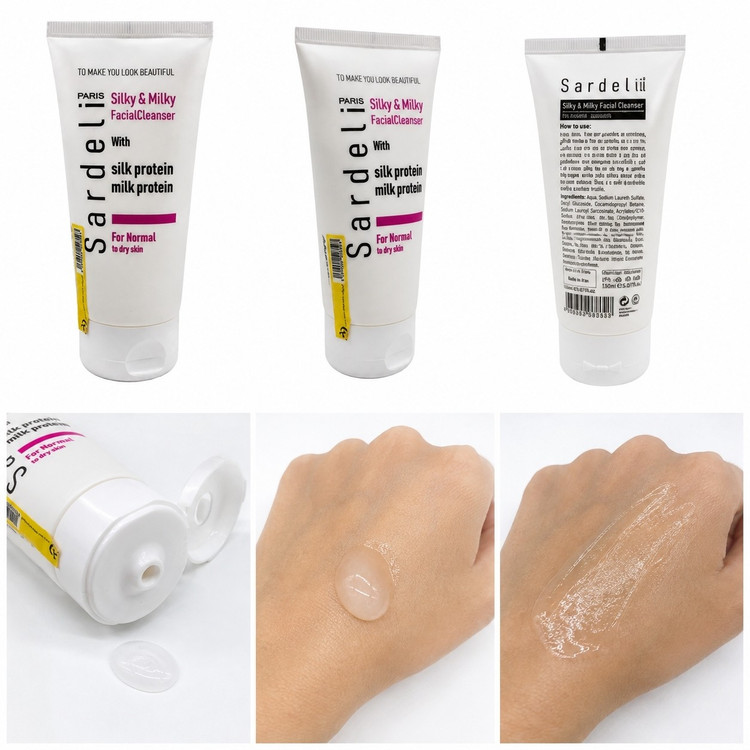 ژل شستشوی صورت پوست خشک ساردلی حجم 150ml