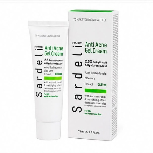 ژل کرم ضد جوش ساردلی 75ml