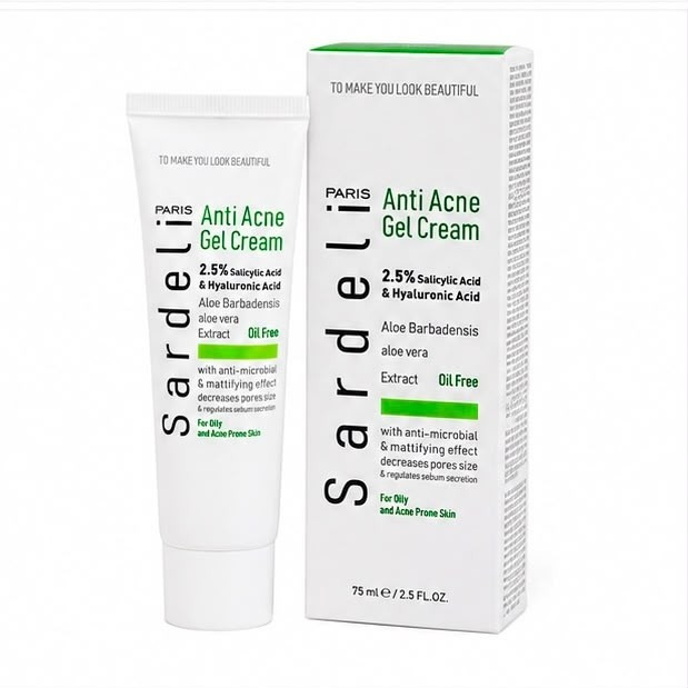 ژل کرم ضد جوش ساردلی 75ml