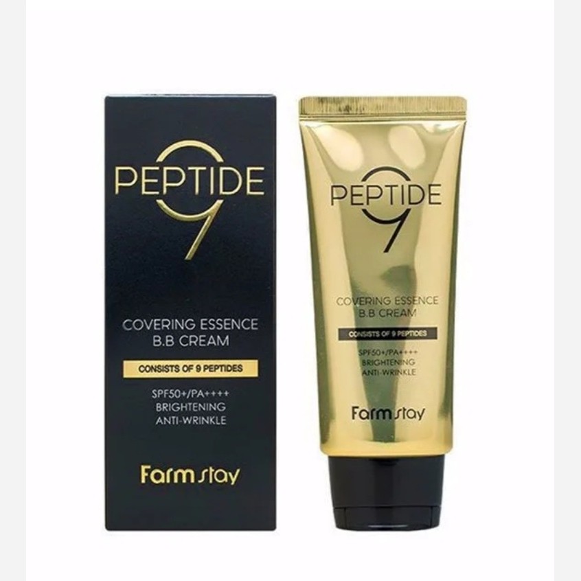 بی بی کرم تیوپی فارم استی Farm Stay مدل Peptide 9 حجم 50 میلی لیتر با SPF50