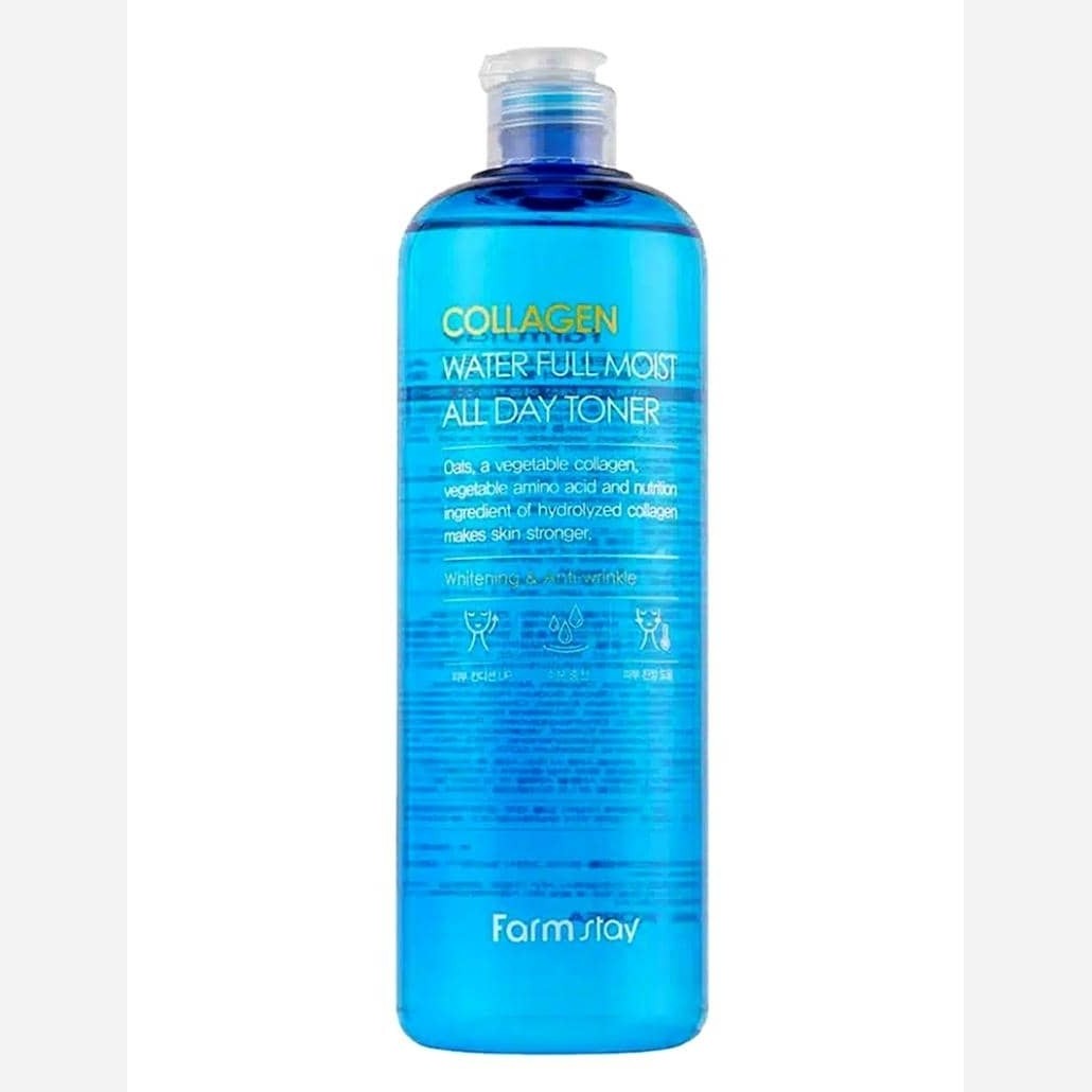 تونر کلاژن فارم استی مدل water full moist حجم 500 میلی لیتر