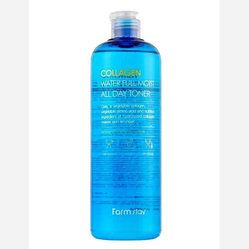 تونر کلاژن فارم استی مدل water full moist حجم 500 میلی لیتر